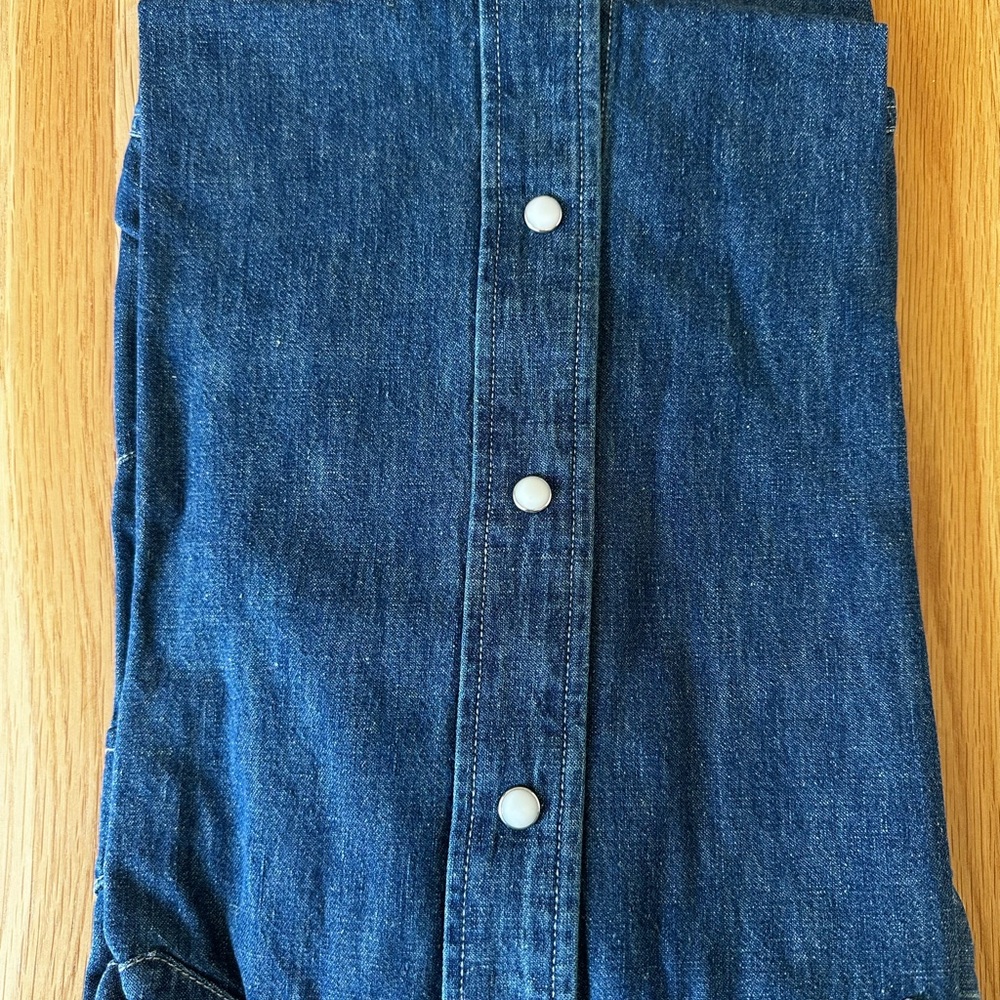 Buck Mason Western Denim Shirt Mens Medium